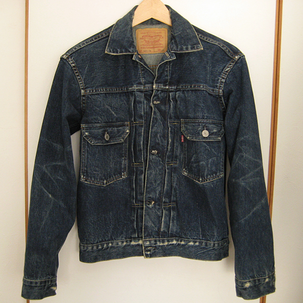 LEVI'S RED リーバイスレッド 袖レザーGジャン M ☆検ルイスレザーBIGE