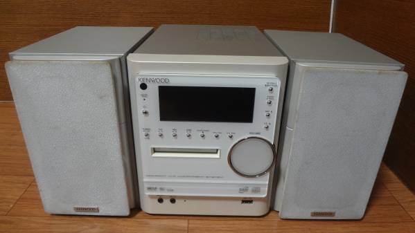 ◇KENWOOD NDL-100MD RMD-NDL100 CD・MDコンポ（白） リモ付き