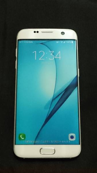 モック Galaxy S7 edge SC-02H ホワイトパール 白 ドコモ