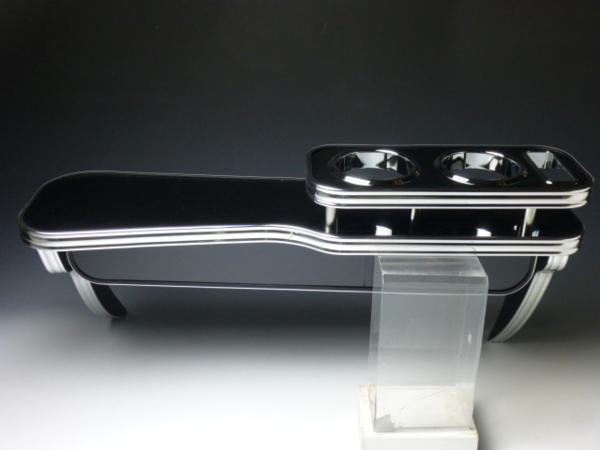 200系ハイラックスサーフ　 フロントテーブル　ブラック　携帯右