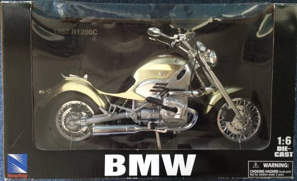 BMW R1200C 1:6 Scale Motorcycle Road 1⁄6 New Diecast Rider Bike