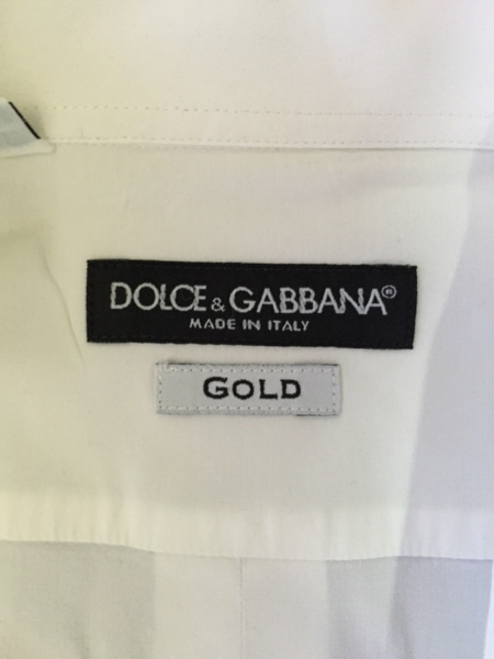 中古 DOLOE&GABBANA GOLD Yシャツ