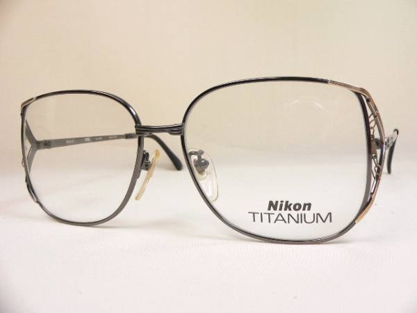 ニコンビンテージサングラスフレームチタン ディオール風レトロ
