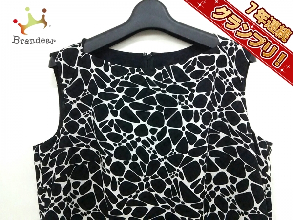 レリアン ワンピース 9 レディース 美品 黒×白 Leilian