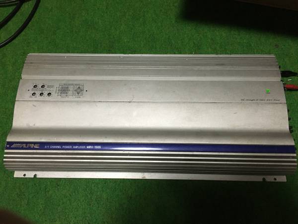 ☆ALPINE MRV-1505 2ch アルパイン 1500w☆ カーオーディオ アンプ