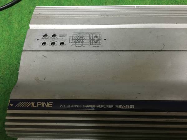 ☆ALPINE MRV-1505 2ch アルパイン 1500w☆ カーオーディオ アンプ