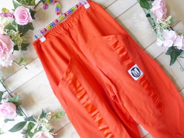 ☆超美品☆MOMA　STUDIOモマスタジオ　ロングスエットパンツ　赤