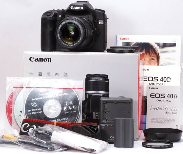 ショット5456!] Canon EOS 40D EF-S 18-55mm IS 元箱他+オマケ Canon