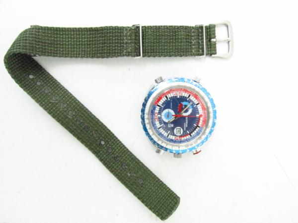 SORNA CHRONO クロノグラフ 腕時計 手巻き ジャンク品 ◇ 1283 ソルナ