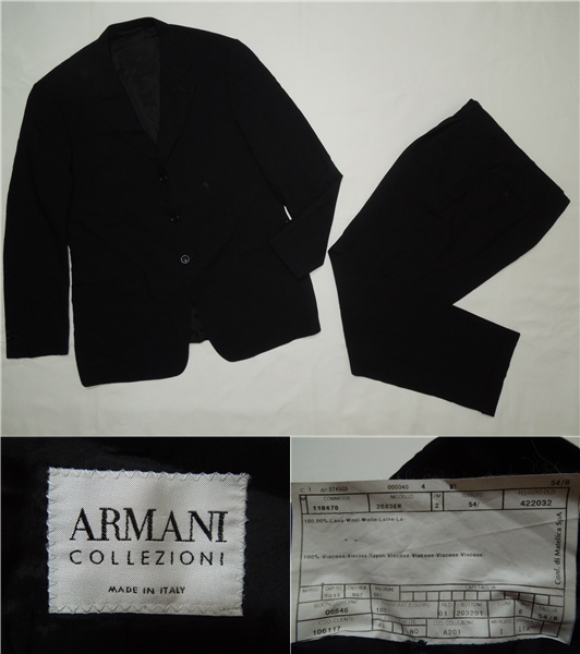ARMANI COLLEZIONI アルマーニコレッツォーニ スーツ 54◆X63