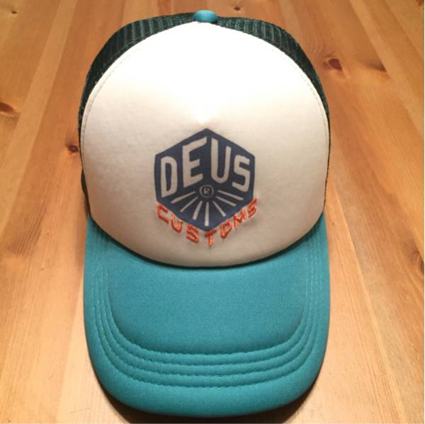 デウス メッシュキャップ エメラルドグリーン ＤＥＵＳ 正規品