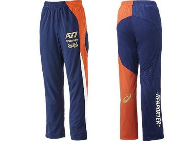 在庫処分[asics アシックス][ジャージパンツ Mサイズ]XAT803