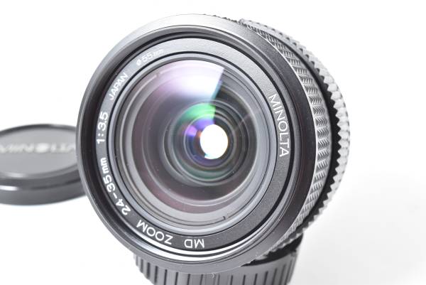 極美品 MINOLTA MD 24-35mm f3.5 ズームレンズ ☆新品級☆ ミノルタ MINOLTA New MD 24-35mm F3.5 #967 MD 24-35mm