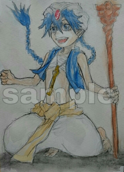 同人手描きイラスト マギ アラジン 手描きイラスト 売買されたオークション情報 Yahooの商品情報をアーカイブ公開 オークファン Aucfan Com