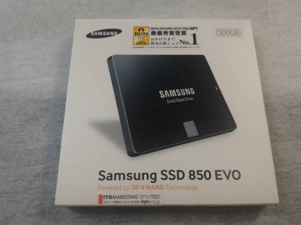 Samsung V-NAND SSD 850 EVO 500GB　未使用品 ☆SAMSUNG SSD 850EVO 500GB 未使用未開封品 その2☆ 新品未開封