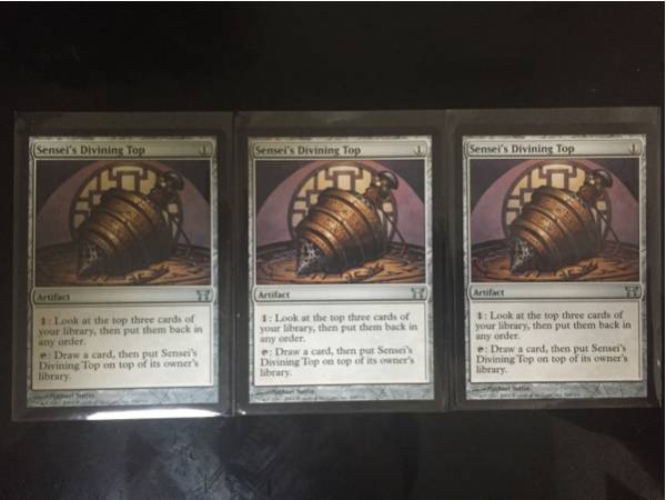MTG 師範の占い独楽 [CHK] 日本語3枚セット MTG 師範の占い独楽/Sensei's Divining Top CHK 英3枚セット ご覧頂き