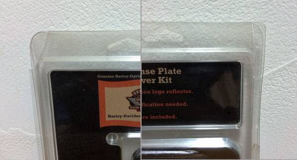 ハーレー純正 ライセンスプレートカバー美品_3