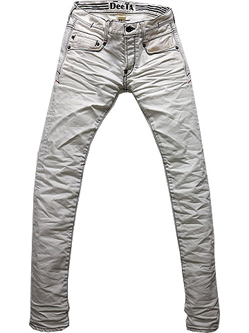 DeeTA(ディーティーエー)12.5ozカツラギストレッチ・WHT3D・28