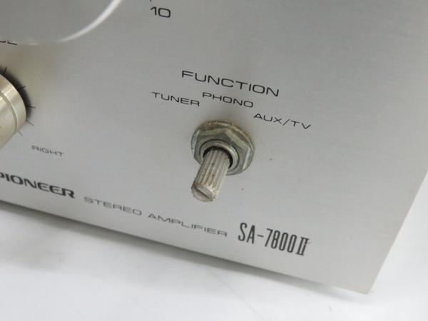 ジャンク】Pioneer ステレオプリメインアンプ SA-7800II パイオニア