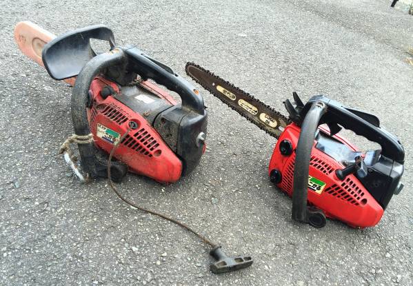 ゼノア エンジンチェーンソー G250 2台まとめ ジャンク