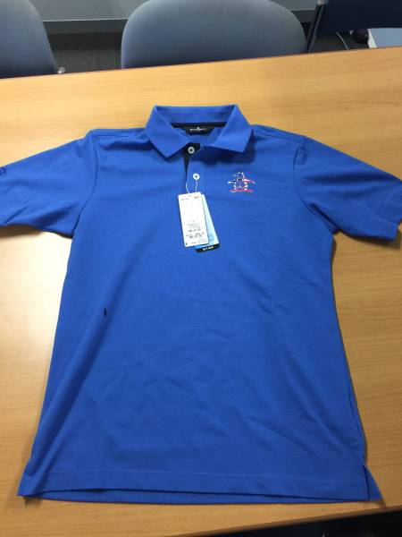 【新品】ハーフムーン付き半袖ポロシャツ SG1713 (M)