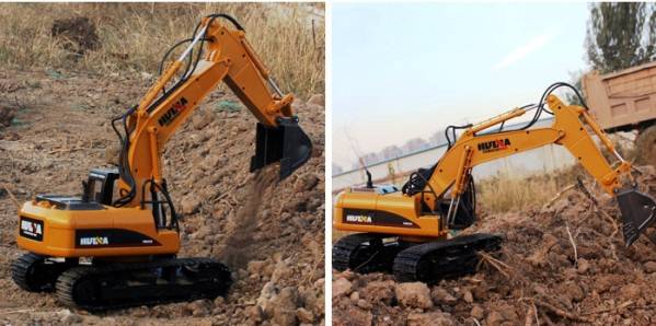 アルミバケット　パワーショベルRC 建機 ユンボ 1/18　訳あり