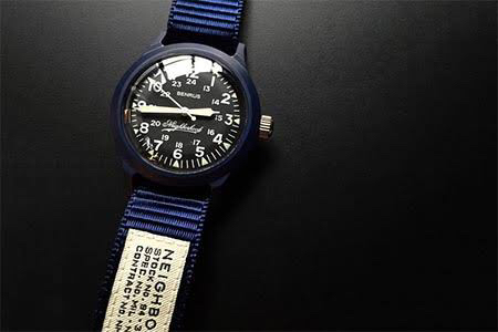 NEIGHBORHOOD BENRUS P-WATCH BR763 NAVY WTAPS