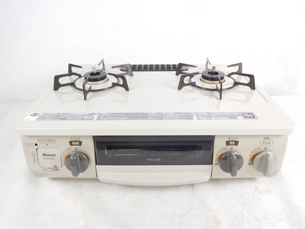 美品 Rinnai NTM56BEL ガステーブル 都市ガス 16年製 K1901607