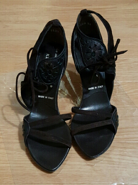 新品 kalliste カリステ イタリー製 サンダル パンプス