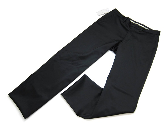 新品 定価4.2万 エンポリオアルマーニ サテンパンツ 黒 50 W90