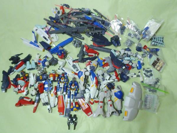 ジャンク 組立済 ガンプラ MG ZガンダムVer.Ka等 4体セット 欠品あり