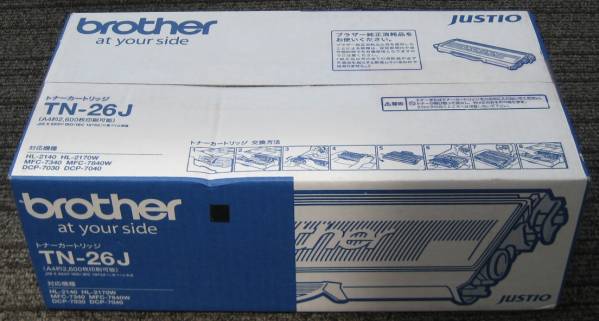 即決　ブラザー　純正　トナーカートリッジ　TN-26J