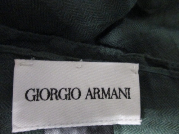 GIORGIO ARMANI ジョルジオアルマーショール ジョルジオアルマーニ ストール(ショール) 新品同様 ブランド別 あ