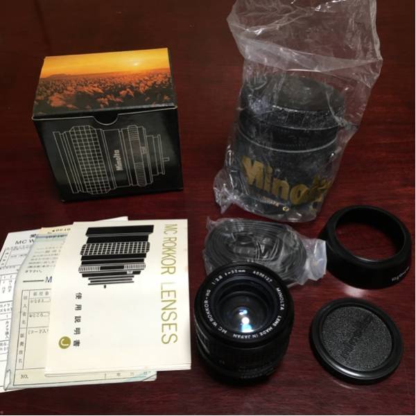 MINOLTA MC W ROKKOR レンズ 35mm F2.8