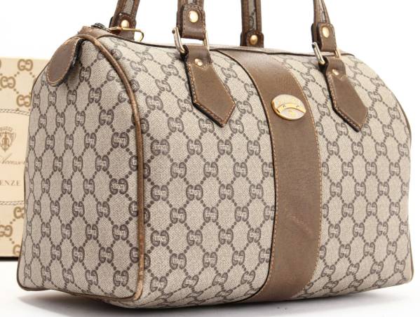 希少 オールド グッチ レディース トート ハンド バッグ