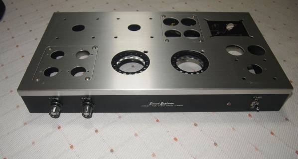 旧鈴蘭堂　大型管用シングルアンプ用シャーシ　ＳＬ－９９０中古