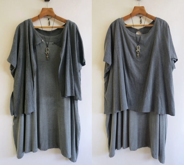 ■萠 【もゆる】　2wayアンサンブルチュニックワンピ