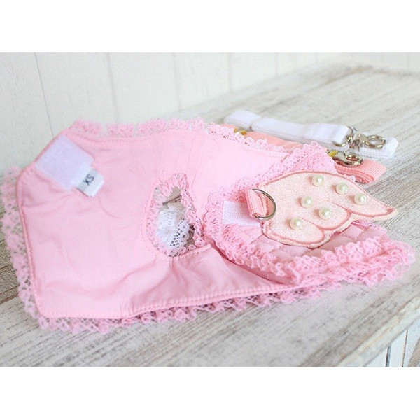 猫用 ハーネス お散歩用ハーネス 天使の羽ハーネス_3