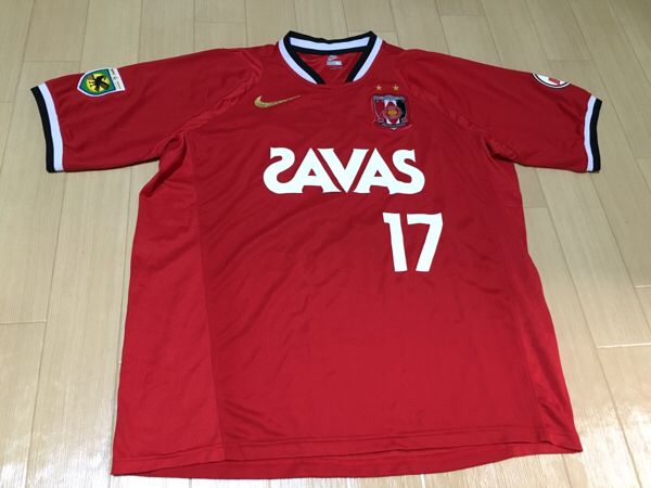 浦和レッズ 07 ホーム ユニフォーム XL 長谷部 17 美品 サッカー