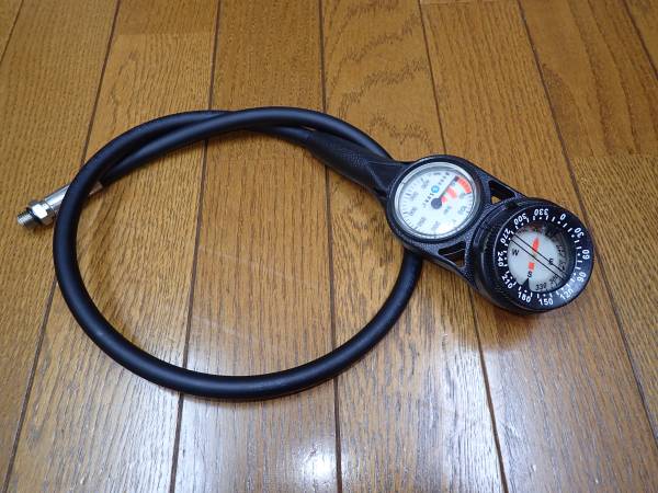 アクアラング　ゲージ　残圧+コンパス　2015/11オーバーホール