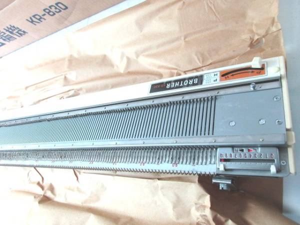 ☆brother ブラザー ゴム 編み機 KR-830 未確認 美品☆ KR-830