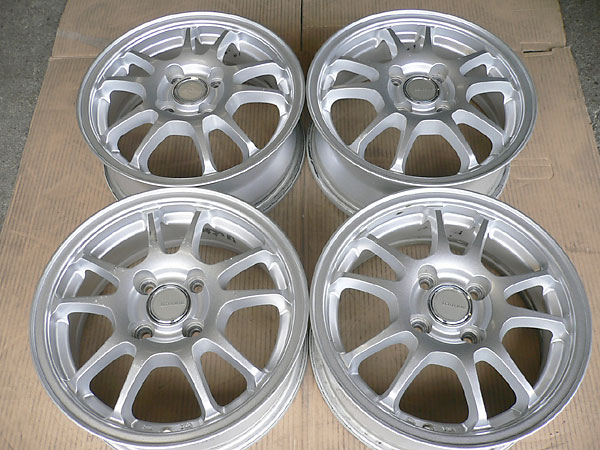 (S-1172) ECO FORME 14x5.5J(+42)PCD100　4本 キューブ等