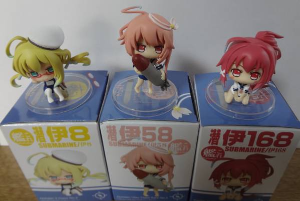 ●艦これデフォルメフィギュアvol.4全3種/伊8,58,168/美品●_3