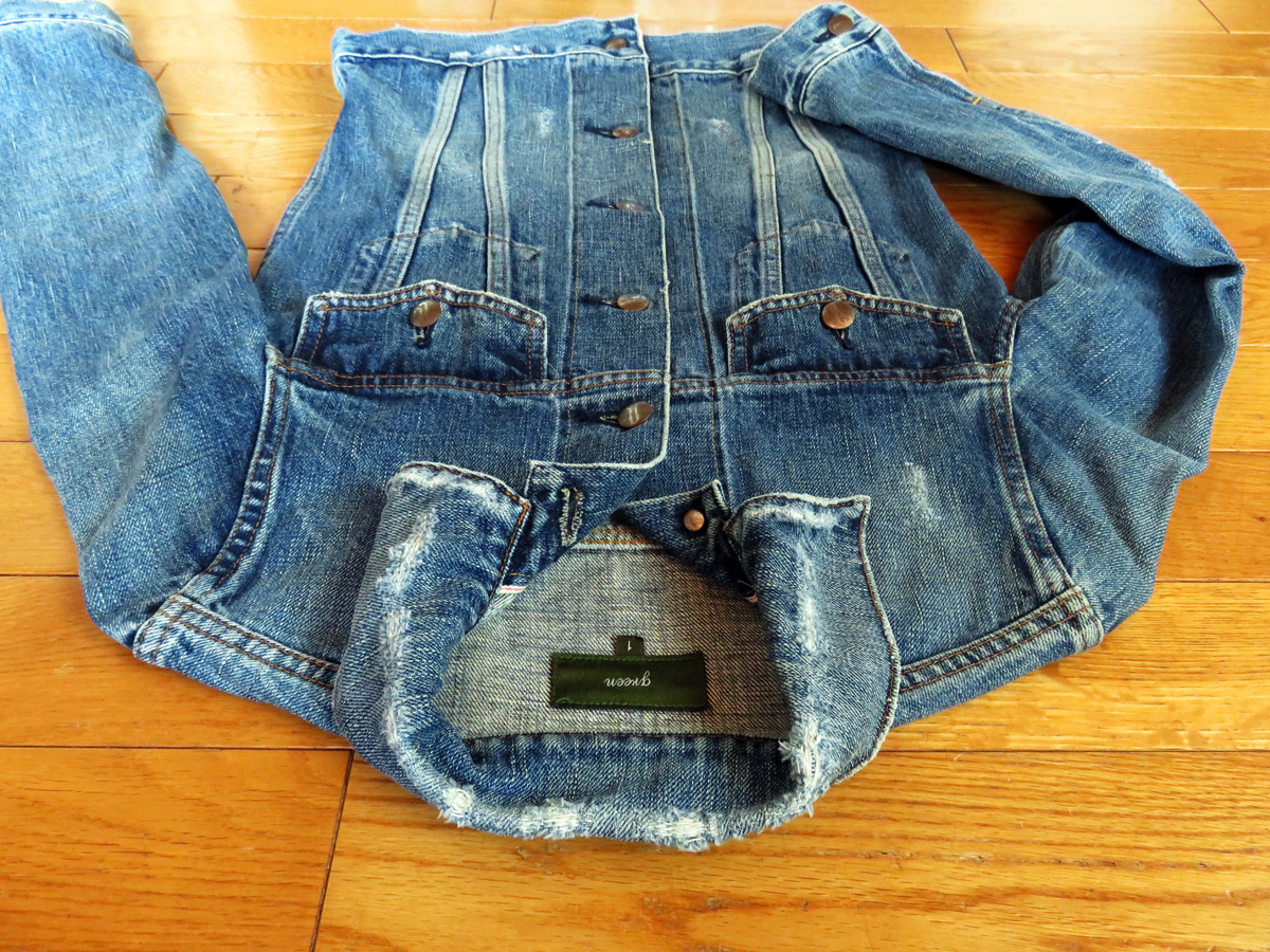 green グリーン(現HYKE) ダメージ加工 Gジャン デニムジャケット