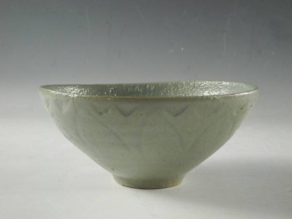 ◇栄◇時代 高麗 青磁 蓮弁 茶碗 茶道具 13s91 ZM158 朝鮮美術 高麗