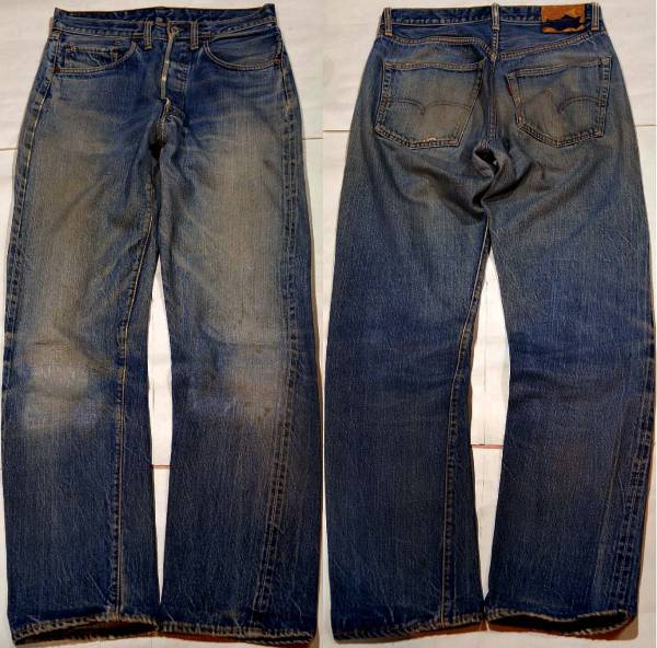 人気SALE，新作登場 f609/LEVIS501ビッグＥヴィンテージ色落ち抜群 60's(W33)｜売買されたオークション情報、yahooの商品情報をアーカイブ公開 - オークファン W33