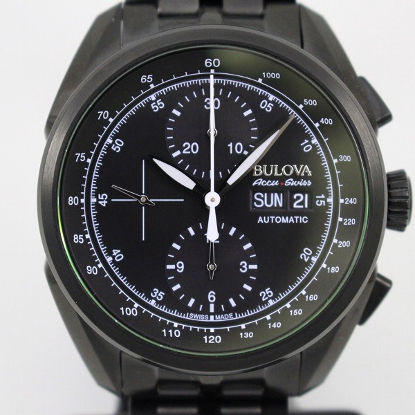 ブローバ アキュスイス クロノグラフ 65C116【質屋出品】新同品 は行