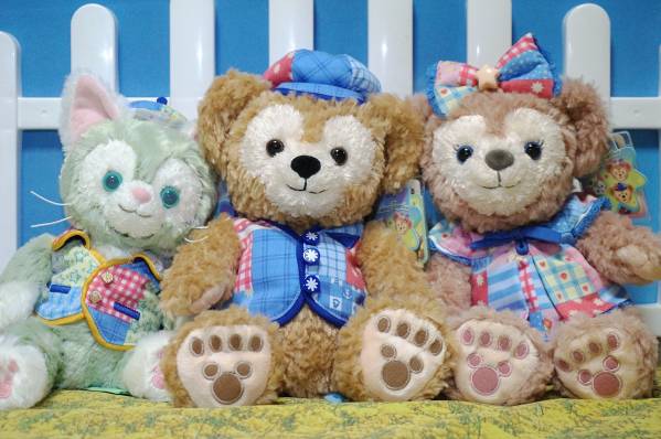 ダッフィー シェリーメイ ジェラトーニ SSサイズ ぬいぐるみセット