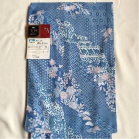 【新品】 絽 小紋プレタ 東レ シルック 天色