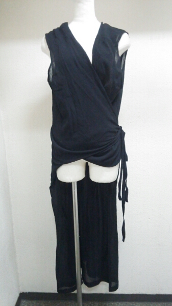 ♪コムデギャルソン 変形ワンピース/黒色/COMME des GARCONS